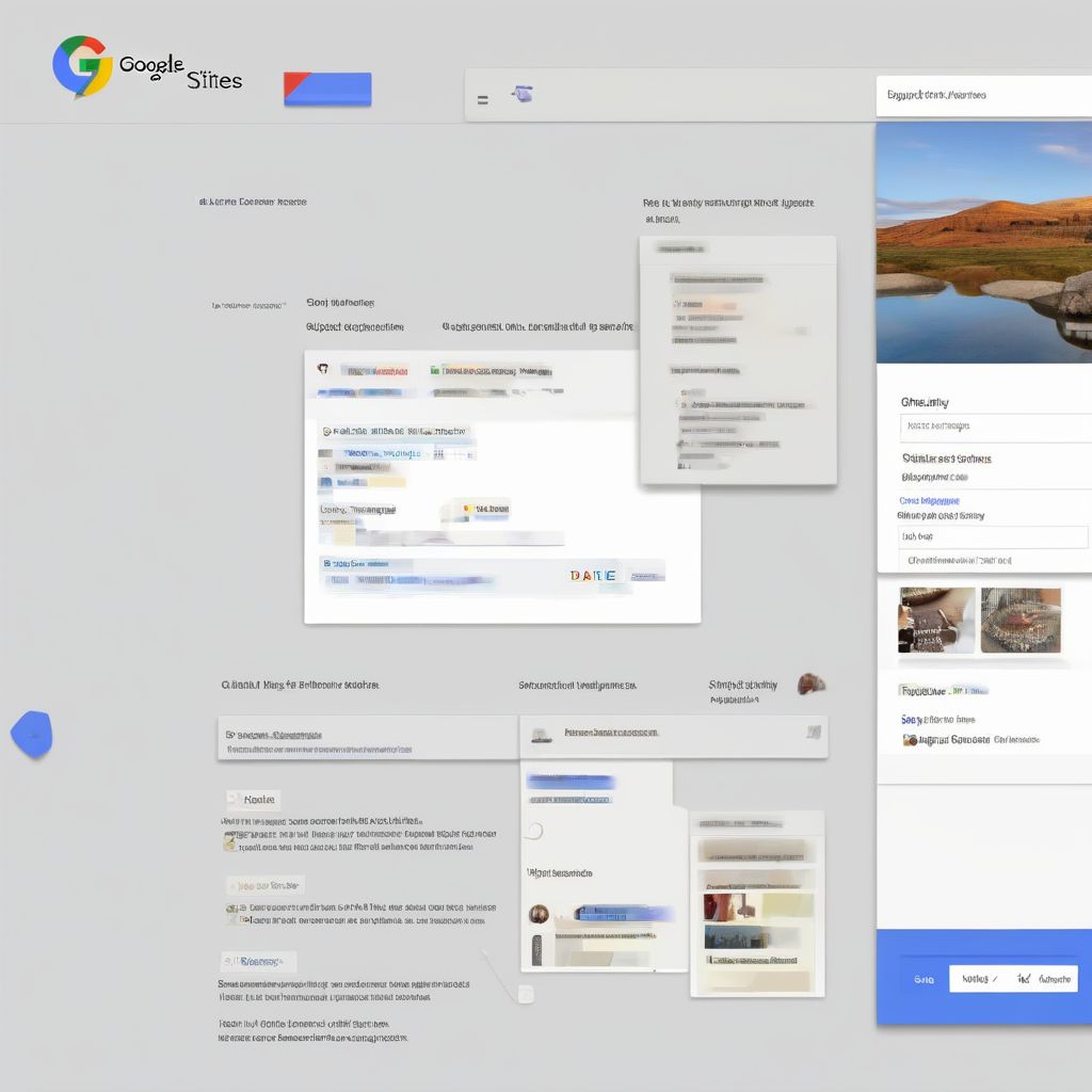 Google Sites Interface